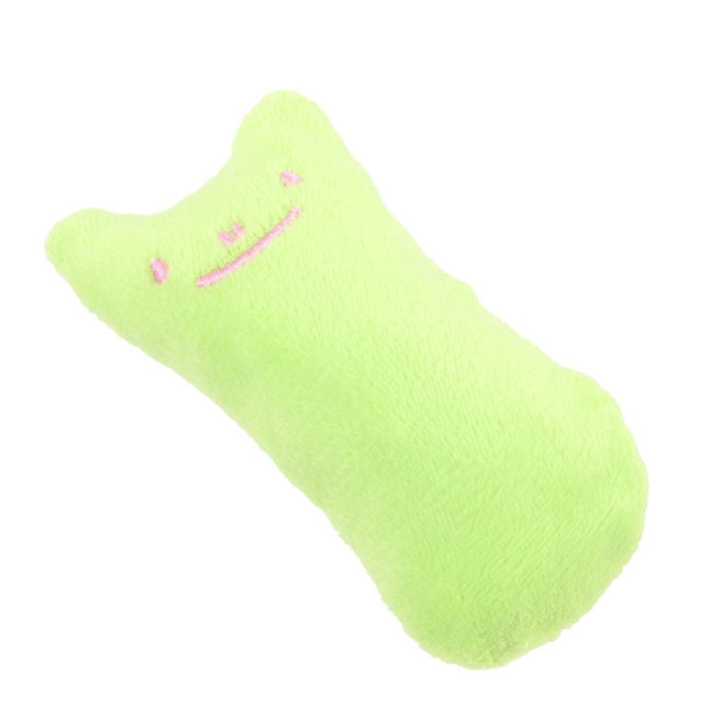 Catnip Plush Toy Pillow – Interactive Cat Chew & Bite Cushion