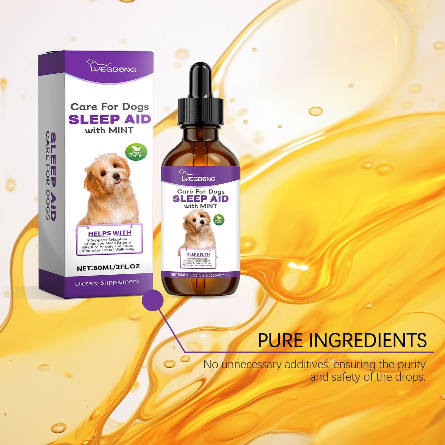 Dog Sleep Drops – Natural Calming Support for Restful Nights