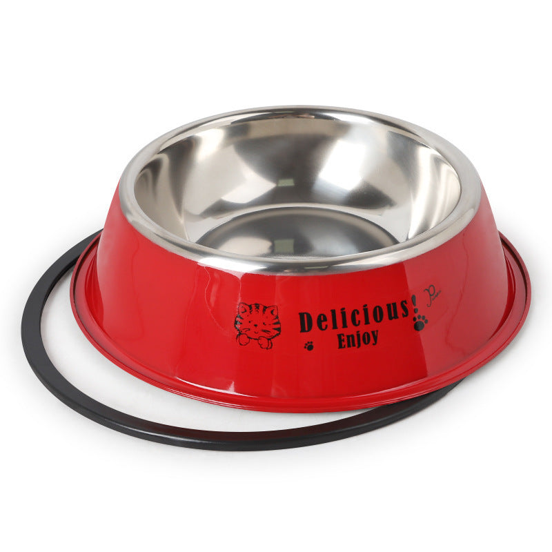 Basics Stainless Steel Dog Bowl, Single
