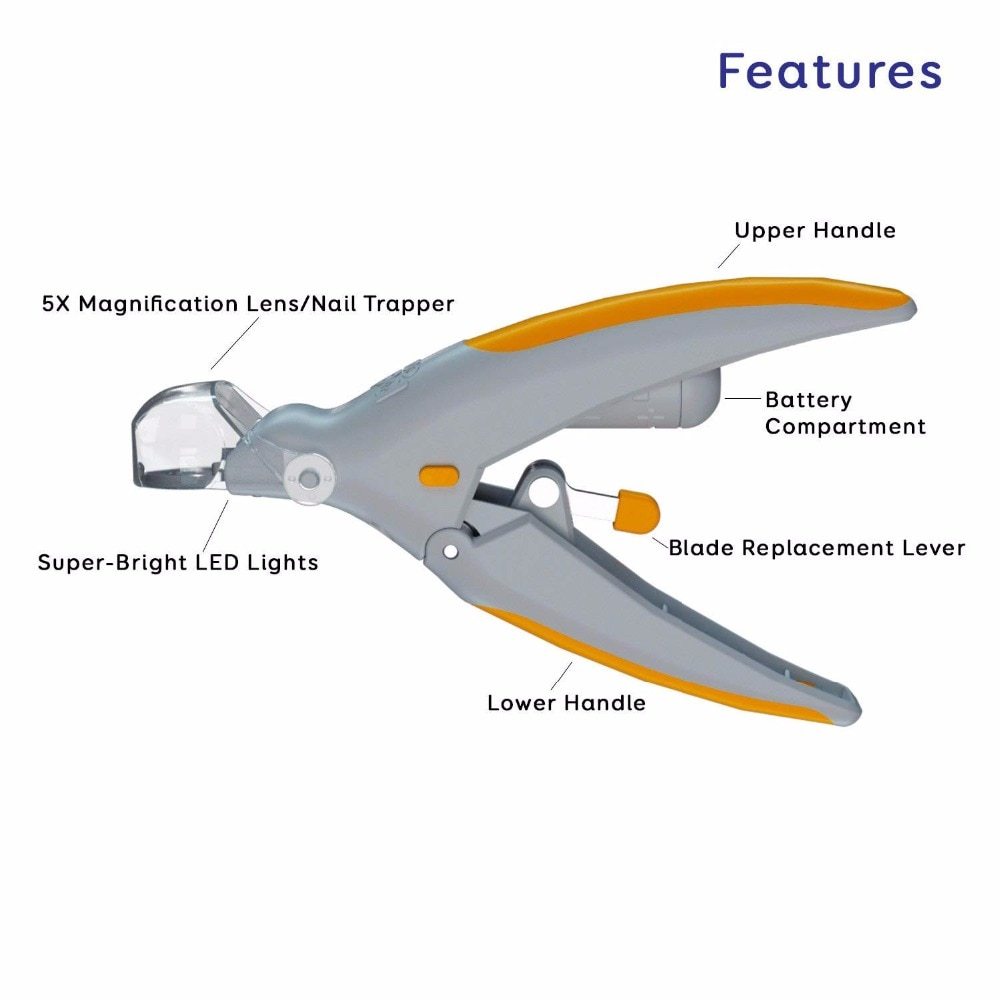 Pet Nail Trimmer & Grinder – Safe Electric Clipper for Dogs and Cats