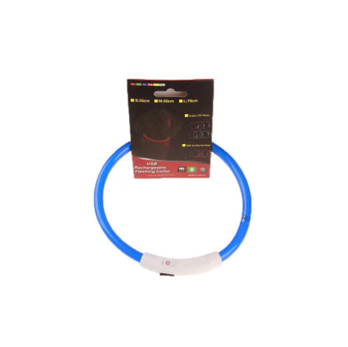 Light-Up Dog Collar – USB Charging, Neon Glow Safety for Night Walking