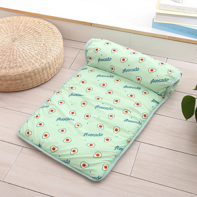 Portable Cooling Dog & Cat Mat – Summer Blanket, Washable Pet Bed