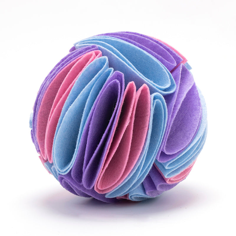 Foldable Dog Snuffle Ball – IQ Training & Feeding Toy for Dogs