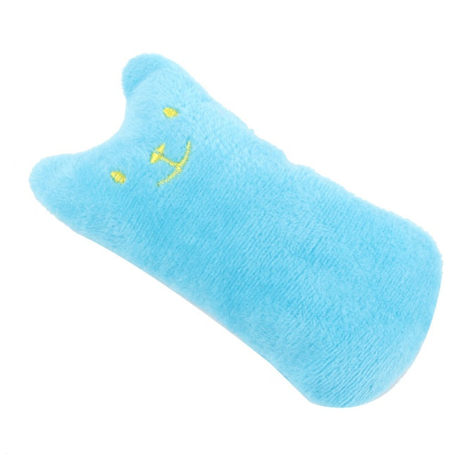 Catnip Plush Toy Pillow – Interactive Cat Chew & Bite Cushion