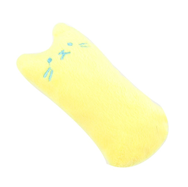 Catnip Plush Toy Pillow – Interactive Cat Chew & Bite Cushion