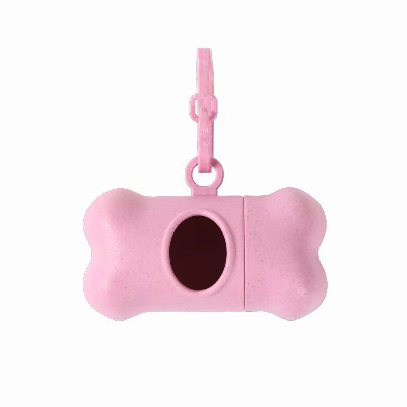 Portable Bone-Shaped Pet Waste Bag Holder – Eco Poop Dispenser for Dogs
