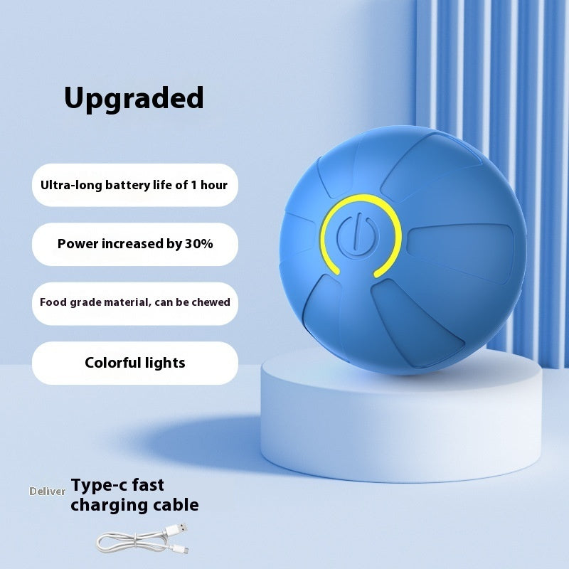 Interactive Electric Jumping Ball – Automatic Dog Teasing & Training Toy with Lights
