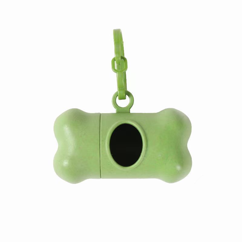 Portable Bone-Shaped Pet Waste Bag Holder – Eco Poop Dispenser for Dogs