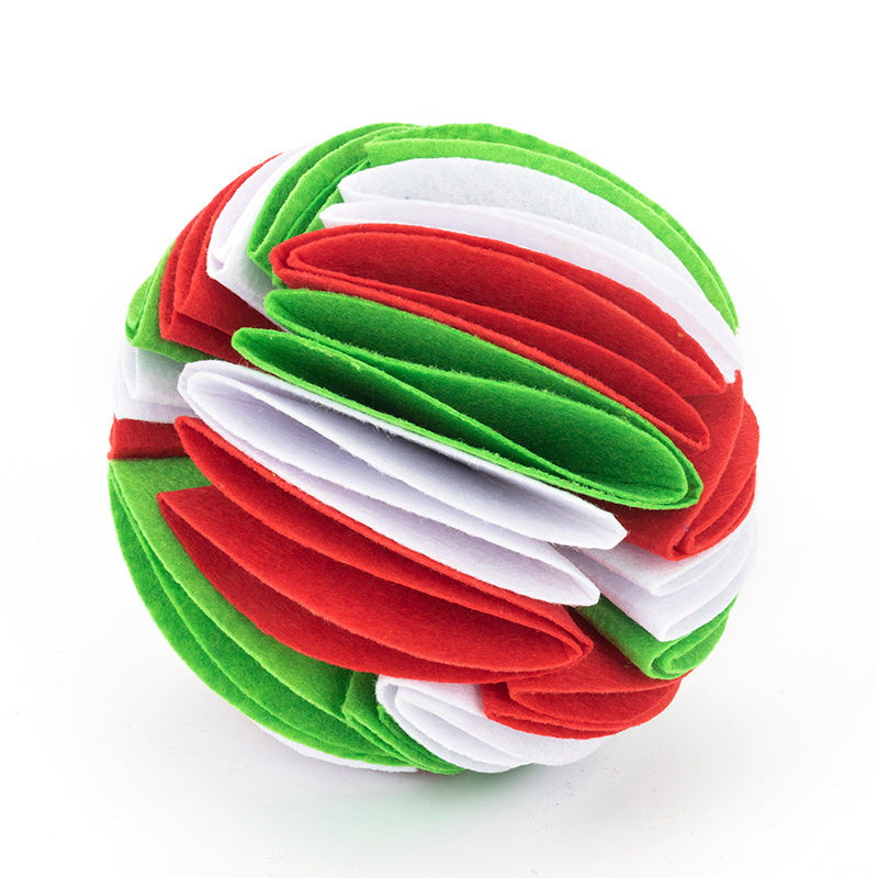 Foldable Dog Snuffle Ball – IQ Training & Feeding Toy for Dogs