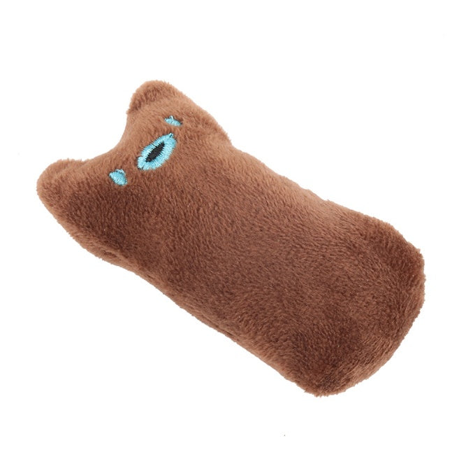 Catnip Plush Toy Pillow – Interactive Cat Chew & Bite Cushion