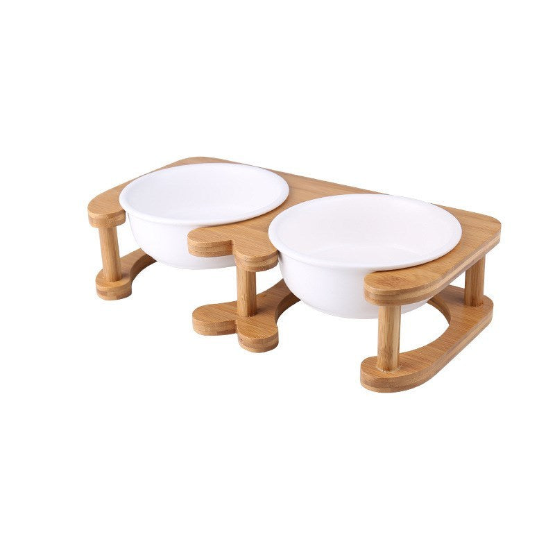 Ceramic Cat Food Bowl – Non-Slip, Easy-Clean Feeding Dish for Cats