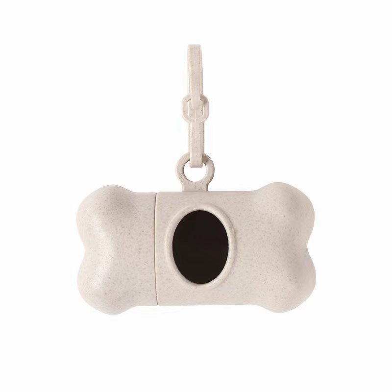 Portable Bone-Shaped Pet Waste Bag Holder – Eco Poop Dispenser for Dogs