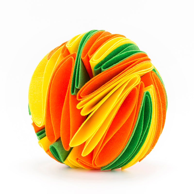 Foldable Dog Snuffle Ball – IQ Training & Feeding Toy for Dogs