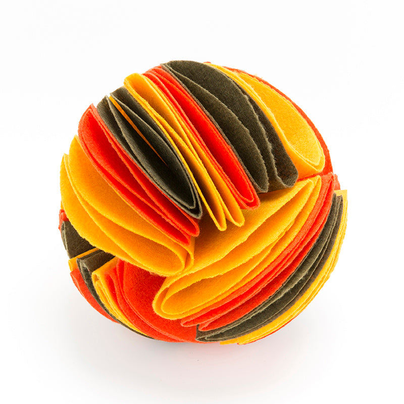 Foldable Dog Snuffle Ball – IQ Training & Feeding Toy for Dogs
