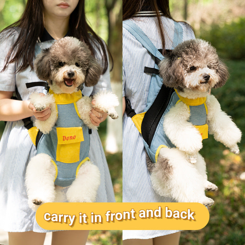 Portable Pet Sling Carrier – Breathable Travel Bag for Puppies & Kittens