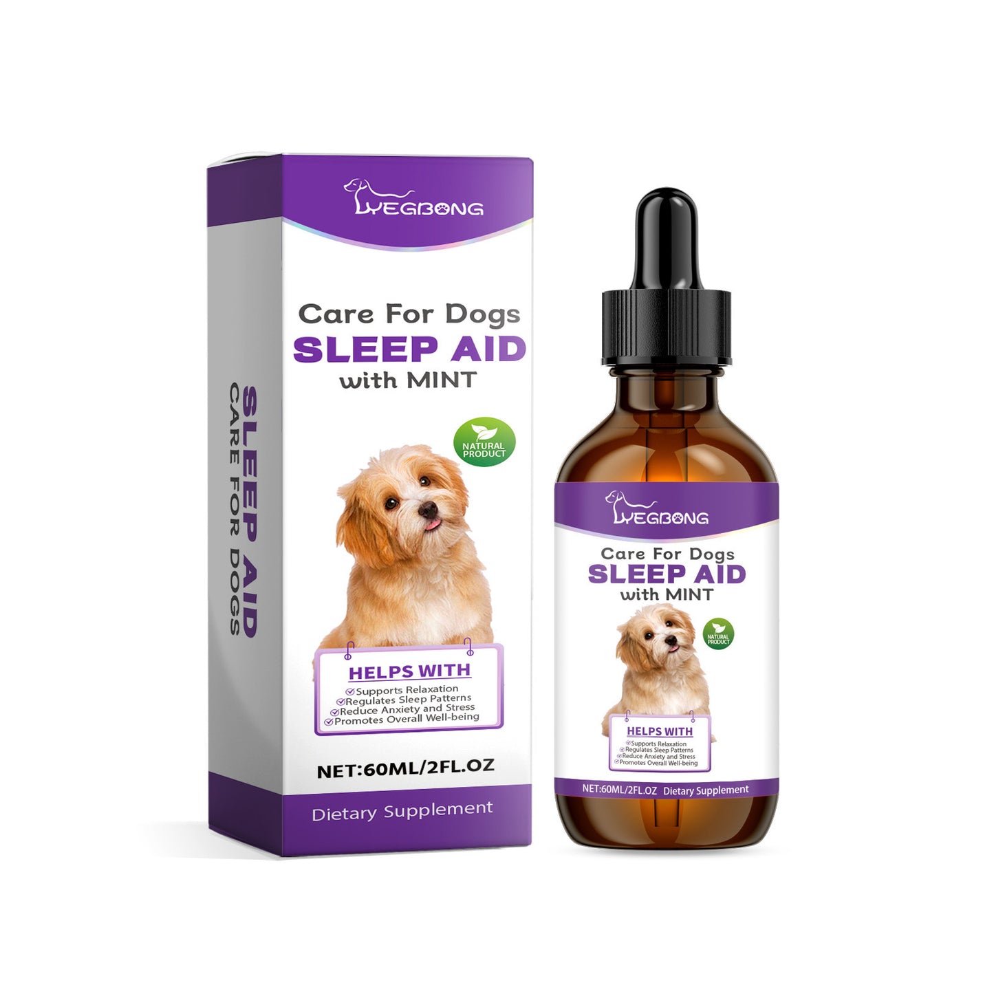 Dog Sleep Drops – Natural Calming Support for Restful Nights