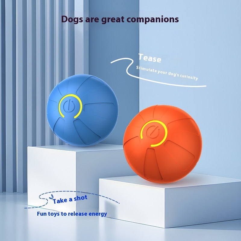 Interactive Electric Jumping Ball – Automatic Dog Teasing & Training Toy with Lights