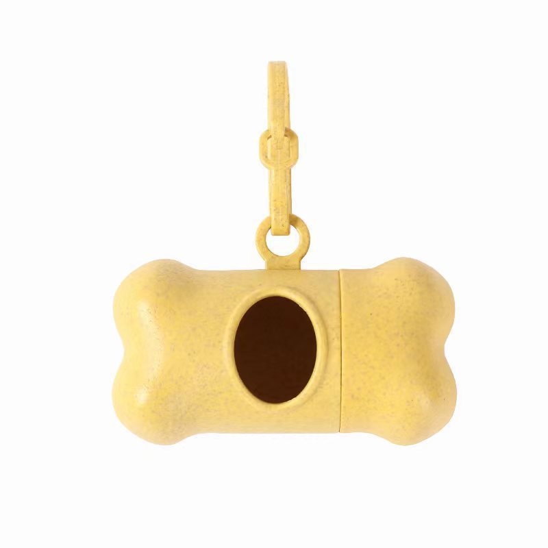 Portable Bone-Shaped Pet Waste Bag Holder – Eco Poop Dispenser for Dogs