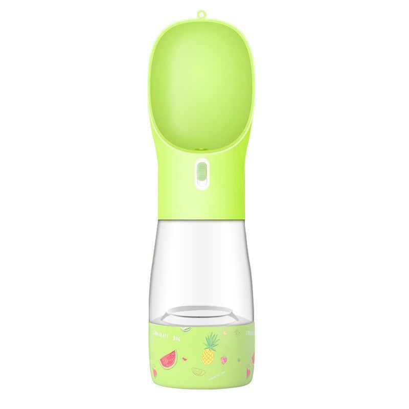 2-in-1 Portable Dog Water Bottle & Bowl – Travel Pet Feeder for Outdoor Walks