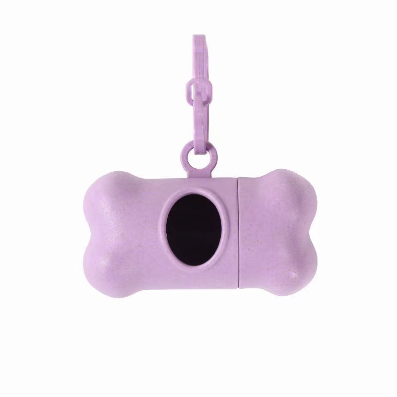 Portable Bone-Shaped Pet Waste Bag Holder – Eco Poop Dispenser for Dogs