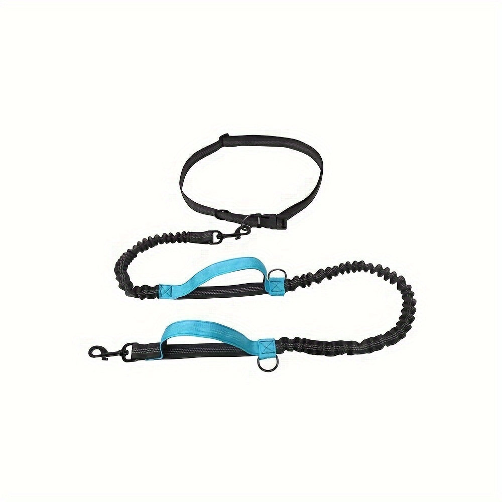 Hands-Free Dog Leash – Run, Walk & Train Comfortably | Adjustable Waist Belt, Durable Nylon