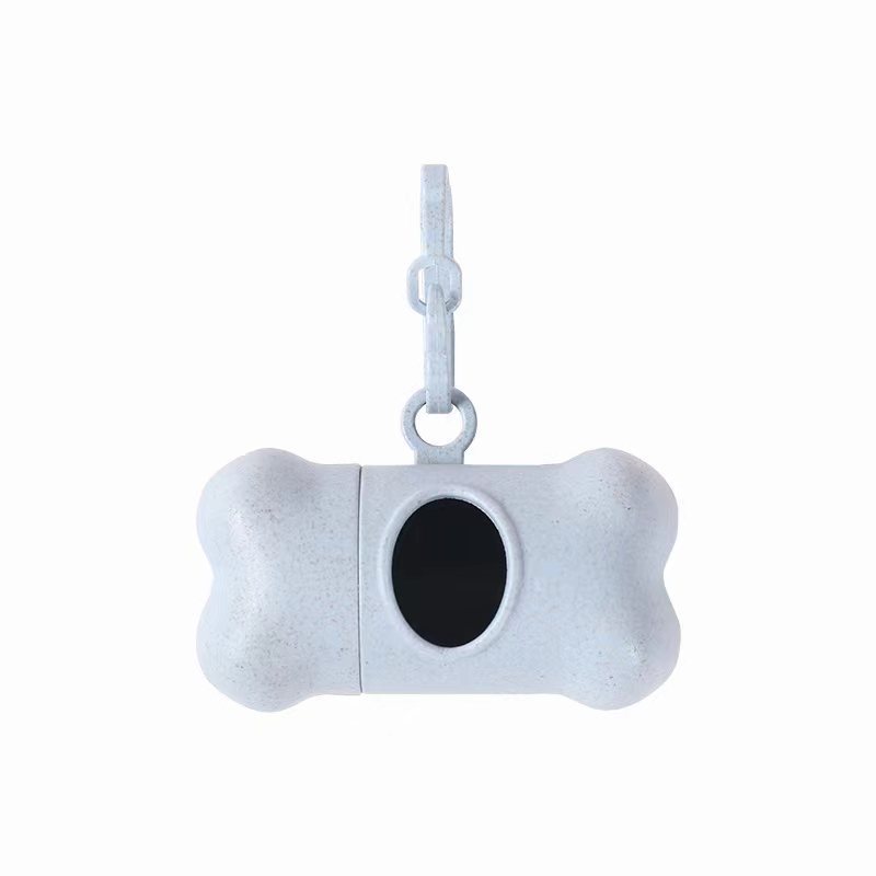 Portable Bone-Shaped Pet Waste Bag Holder – Eco Poop Dispenser for Dogs