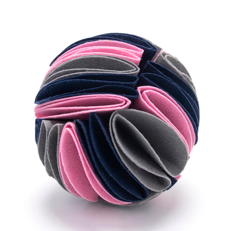 Foldable Dog Snuffle Ball – IQ Training & Feeding Toy for Dogs