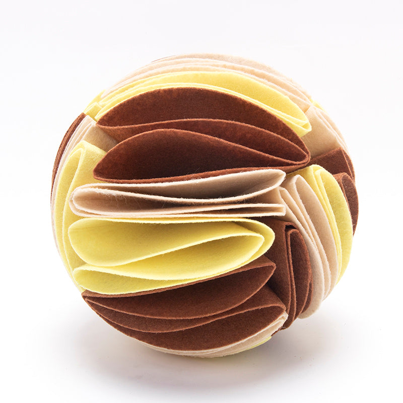 Foldable Dog Snuffle Ball – IQ Training & Feeding Toy for Dogs