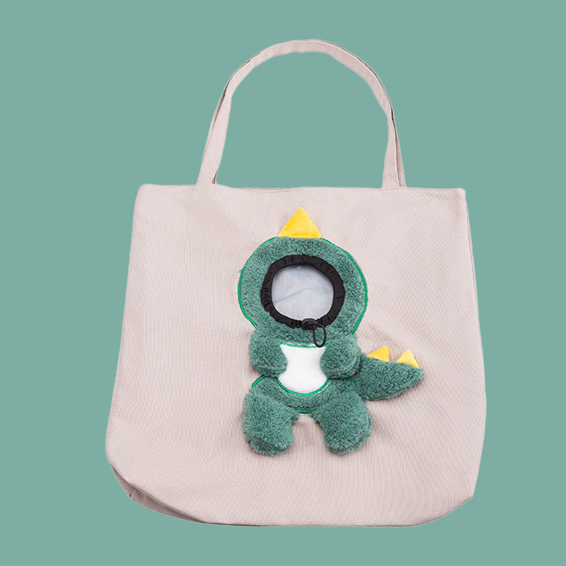 Little Bee Design Pet Carrier Bag – Portable Breathable Travel Handbag for Cats & Dogs