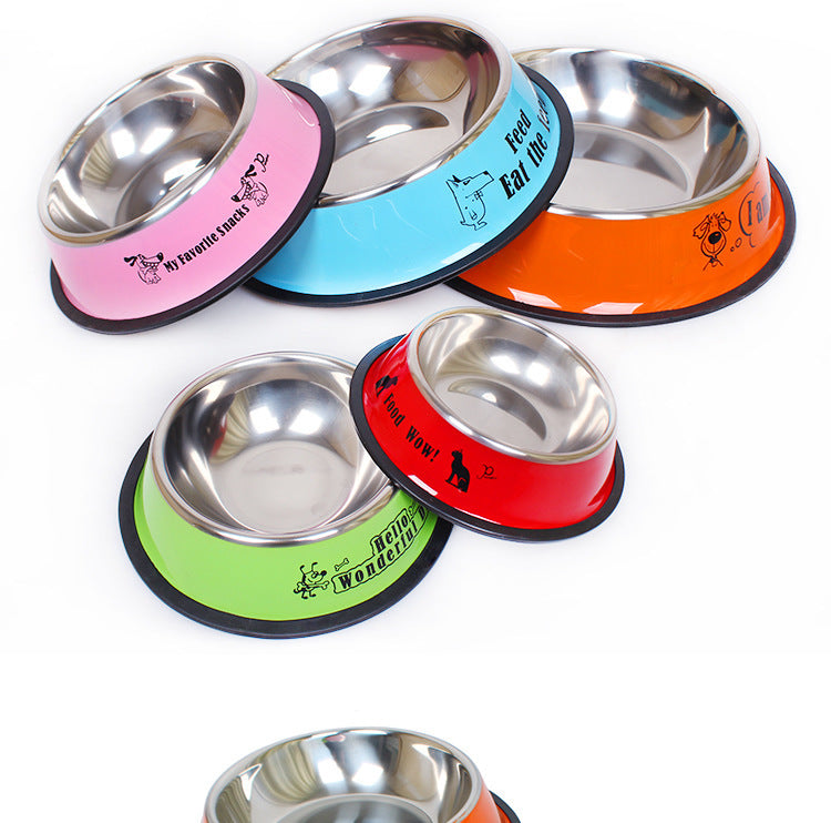 Basics Stainless Steel Dog Bowl, Single