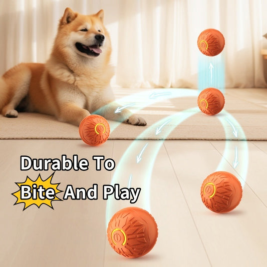 Interactive Electric Jumping Ball – Automatic Dog Teasing & Training Toy with Lights
