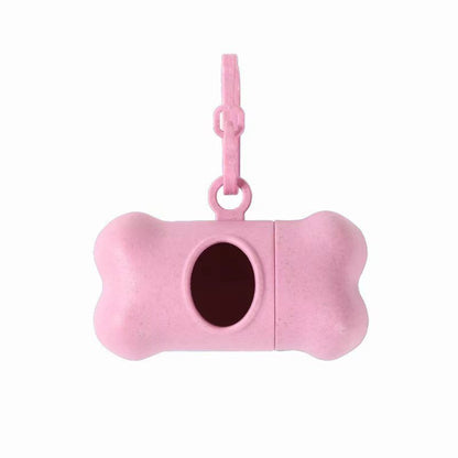 Portable Bone-Shaped Pet Waste Bag Holder – Eco Poop Dispenser for Dogs