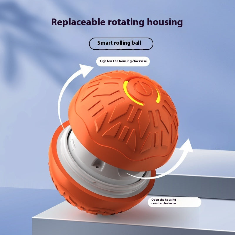 Interactive Electric Jumping Ball – Automatic Dog Teasing & Training Toy with Lights
