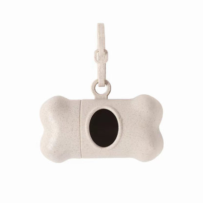 Portable Bone-Shaped Pet Waste Bag Holder – Eco Poop Dispenser for Dogs