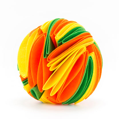 Foldable Dog Snuffle Ball – IQ Training & Feeding Toy for Dogs
