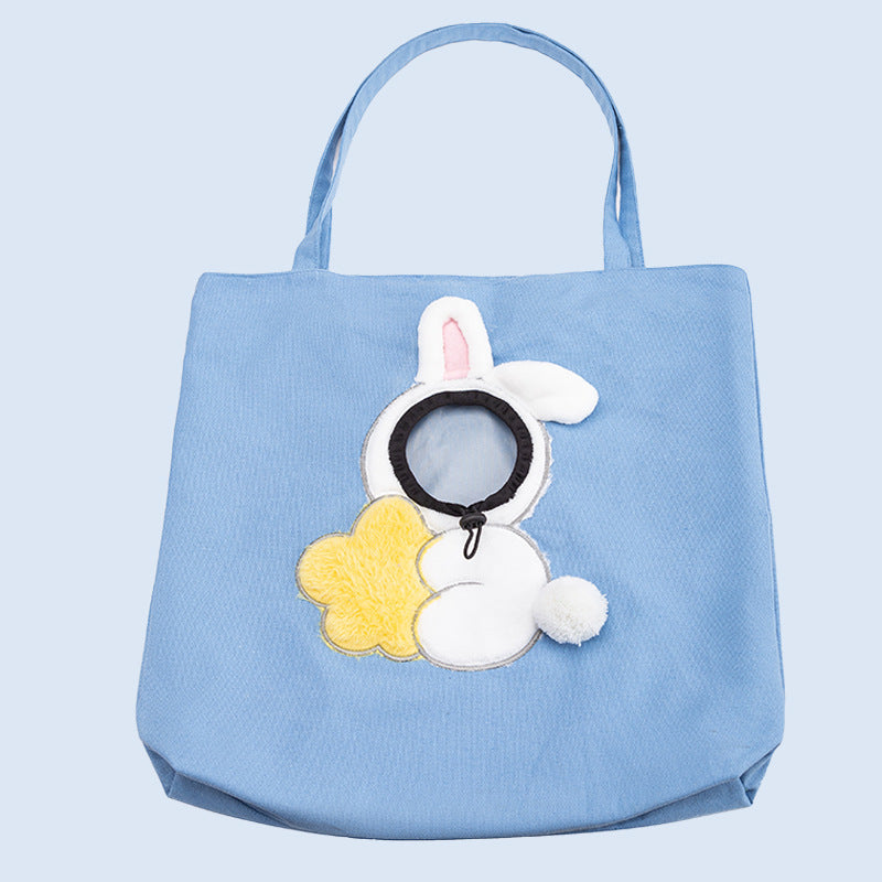 Little Bee Design Pet Carrier Bag – Portable Breathable Travel Handbag for Cats & Dogs
