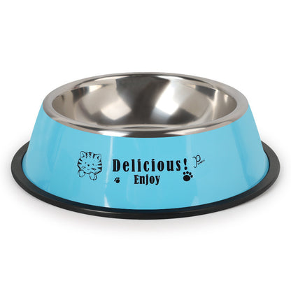 Basics Stainless Steel Dog Bowl, Single