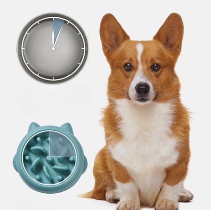 Pet Slow Feeder Bowl – Healthy Eating Solution for Dogs
