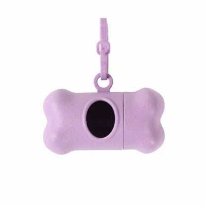 Portable Bone-Shaped Pet Waste Bag Holder – Eco Poop Dispenser for Dogs