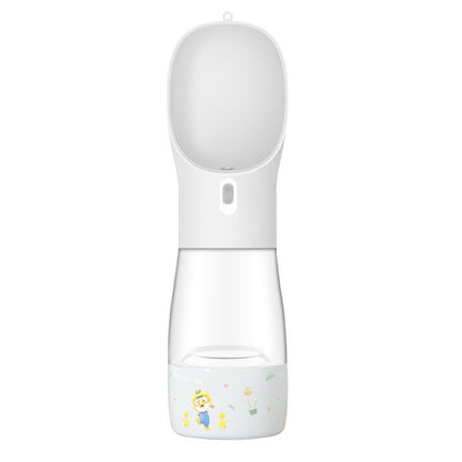 2-in-1 Portable Dog Water Bottle & Bowl – Travel Pet Feeder for Outdoor Walks