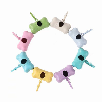 Portable Bone-Shaped Pet Waste Bag Holder – Eco Poop Dispenser for Dogs