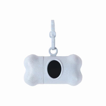 Portable Bone-Shaped Pet Waste Bag Holder – Eco Poop Dispenser for Dogs